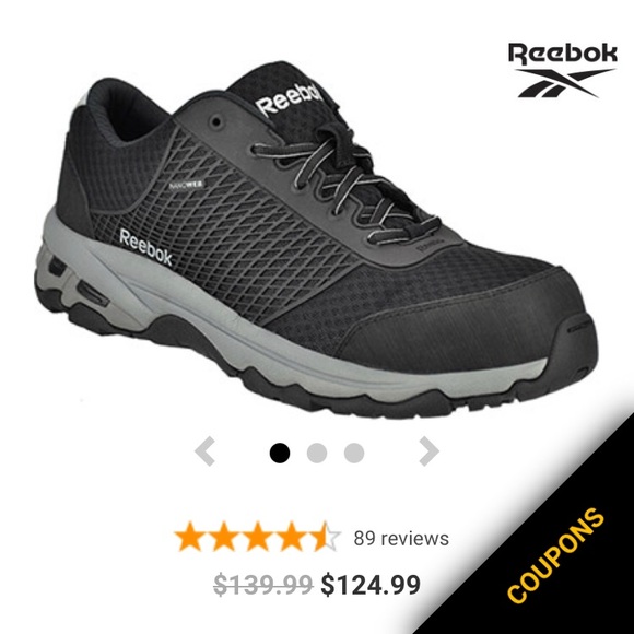 Reebok Other - Reebok RB4625 Composite Steel Toe Work Shoes Sz 10